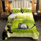 Erosebridal Golf Comforter Set King Size,Golf Clubs Bedding Set, Sports Game Theme Duvet Set Green Quilt Set, Boys Room Decorative Comforter Set Soft Breathable Ultra Lightweight