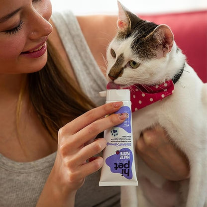 Anti-Hairball Malt, Cat Treats Lickable, Hairball Treatment for Cats, Supports Digestive System, 2.65 Oz (Pack of 3)