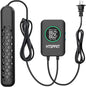Aquarium Heater, 100W/200W/300W/500W Adjustable Fish Tank Heater with Intelligent Digital LED Controller, Overheating and Out of Water Protection for Freshwater and Saltwater Tanks