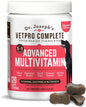 Dr. Joseph's VetPro Complete Multivitamin Dog Supplement, 120 Count (Large Dog 60 Day Supply), 5in1 Chew with Vitamins, Enzymes & Nutrients, Hip & Joint Health, Immune System & Allergy Support