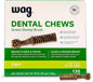 Amazon Brand - Wag Dental Dog Treats to Help Clean Teeth & Freshen Breath Tiny, 2.25 pounds, Unflavored - 130 Count, Pack of 1