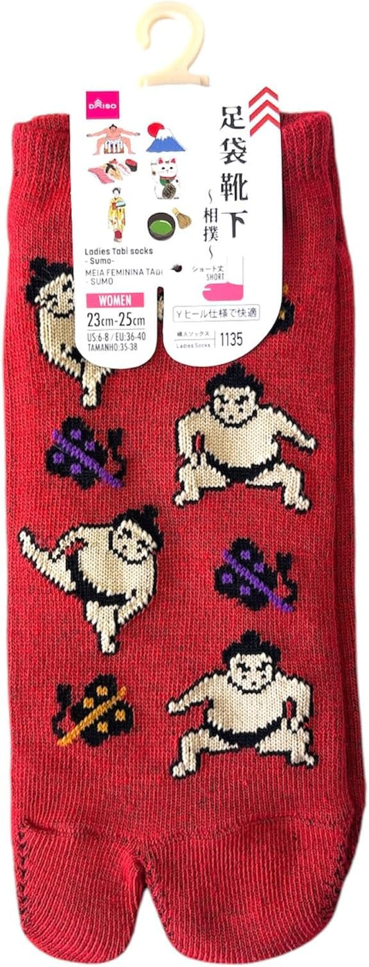 Japan Style Tabi Socks for Split Toe, Comfortable Tabi Toe Socks for Unisex Mt. Fuji, Lucky Cat, Sushi, Sumo, Ukiyoe, Hokusai