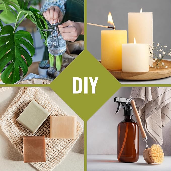 Eucalyptus Essential Oil (2 Pack) for Diffusers, Home Care, Candles, Aromatherapy, 16 oz Bulk Bottle, Eucalyptus Oil Spray