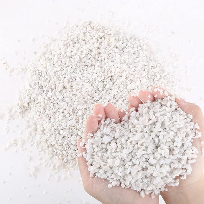 7lb White Cactus Pea Gravel Rocks,1/4 Inch Pebbles for Indoor Plants, Natural Succulent Rock and River Rocks Decorative for Aquariums, Vases, Outdoor Gardening, Top Dressing for Potted Plants