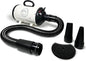 Flying Pig High Velocity Dog Pet Grooming Dryer w/Heater (Flying One, White w/Teal Logo)