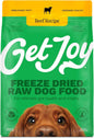 Get Joy Gut Health Fresh Freeze Dried Raw Meal, Beef Recipe, 32 Ounce Bag, Dog Food for Dogs of All Breeds and Life Stages, PhD Animal Nutritionist Formulated, USDA Beef, Made in USA