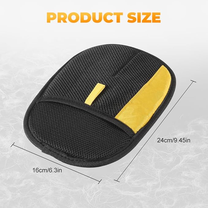 Electrostatic Gloves Pet Hair Removal Glove for Cats & Dogs, 2025 New Pet Hair Remover Glove for Couch, Furniture, Carpet, Curtain, Washable Reusable Animal Fur Removal Tool (2PCS)