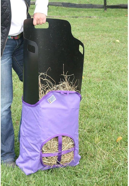 Dura-Tech Nylon Hay Bag for Horses | Color Burgundy | Enhances Digestion with Slow Consumption | Minimizes Hay Waste | Extremely Durable 600 Denier PVC Construction