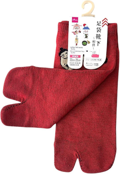 Japan Style Tabi Socks for Split Toe, Comfortable Tabi Toe Socks for Unisex Mt. Fuji, Lucky Cat, Sushi, Sumo, Ukiyoe, Hokusai