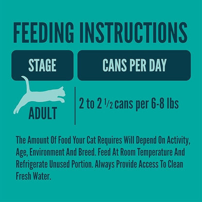 A Strong Heart Canned Wet Cat Food, Salmon Dinner Paté - 3 oz Cans (Pack of 24), Made in The USA with Real Salmon