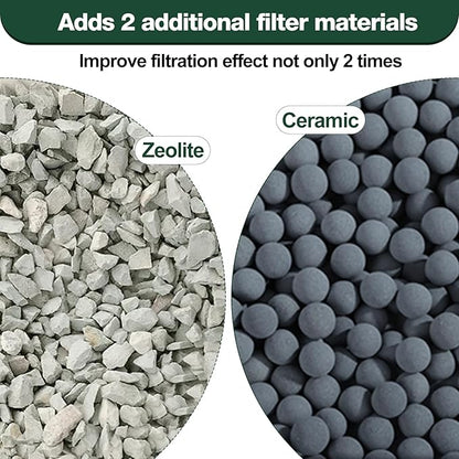 8 Count Medium Filter Cartridges Compatible with Tetra Whisper Bio-Bag Filters Medium Replacement Filter Cartridges for Whisper ReptoFilter and 10i IQ10 PF10 Power Filters -Ready to Use