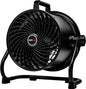 10-Inch High-Velocity Drum Air Circulator Fan, Heavy-Duty Shop Fan with 3-Speed & 360° Tilting Floor Fan for Warehouse, Industrial, Workshop