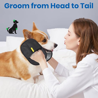 2Pcs Pet Hair Removal Glove, Electrostatic Gloves Pet Hair, Reusable Cat Hair Remover Glove, Upgraded Hair Removal Tool