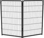 FXW Homeplus Unleashed Indoor Dog Playpen - Stress-Free and Safe Play, Heavy Duty 45 Inch 2 Wire Panels Dog Pen for Large Dogs, Black│Patented