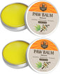2 Pack Paw Balm 100% Natural Oil Aloe & Vanilla for Dog and Cat Paw Pad Balm Dog Nose Balm Paw Moisturizer Wax for Dog Pet Puppy Protect Dry Cracked Paw Foot Heals Restores Paw Elbows 3.5 Oz
