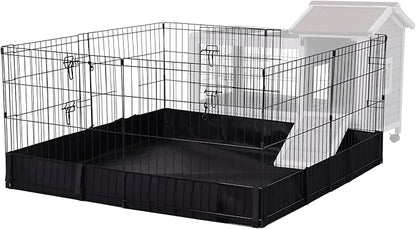 Aivituvin Rabbit Pen Indoor Bunny Pet Playpen Large Guinea Pig Outdoor Exercise Run Pet Enclosure-Playpen ONLY