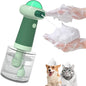 Electric Dog Shampoo Dispenser,IPX7 Cat Shampoo Sprayer,Pet Bath Supplies Automatic Foaming Shampoo Dispenser for Dog Deep Cleaing,Kitchen Sink，Bathroom Green