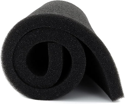 ALEGI Aquarium Filter Media Foam Material Cut to Fit, 36" x 12" x 1", 40 PPI Bio Pre Filter Sponge Pad Sheet for Fish Tank