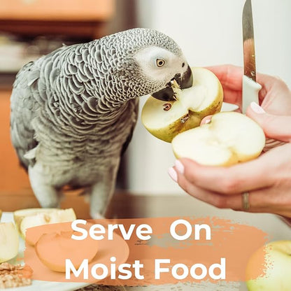 FeatherUp! Bird Vitamins with Biotin for Beautiful Plumage - Feather Growth Supplements for Parrots - 90 gm - 240 Servings