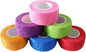6 Pack 1" x 5 Yards Self Adhesive Bandage Wrap Breathable Cohesive Vet Wrap for Pets, Elastic Self-Adherent Tape for Sports, Wrist, Ankle (Mixed Colors)