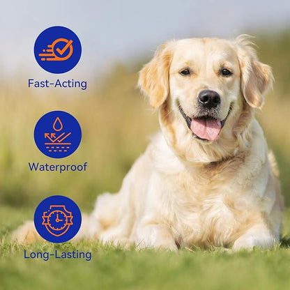 Flea and Tick Prevention for Dogs, Addcool Dog Flea and Tick Treatment, Flea & Tick Control Topical Drops, 3 Doses, Vet-Recommended(5-22 lbs)