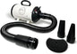 Flying Pig High Velocity Dog Pet Grooming Dryer w/Heater (Flying One, White w/Burgundy Logo)