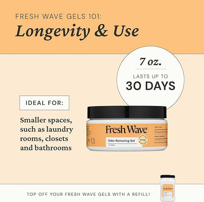 Fresh Wave Orange Odor Removing Gel, 7 oz., Pack of 3