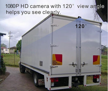 AHD 1080P 7" Reverse Rear View Backup Camera System, Camera with Night Vision Waterproof IP69K Vibration-Proof 10G for Tractor/Truck/Bus/Motorhome/Excavator/Caravan/Skid Steer/Harvester