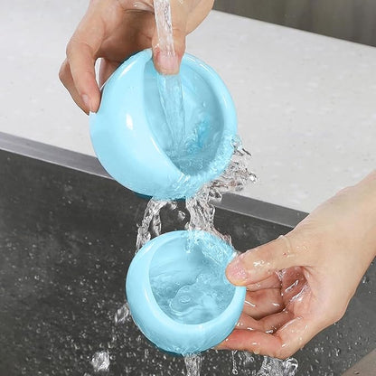 1 Blue Small Animal Bowl - Durable Hamster Food & Water Dish, Easy-Clean Design for Guinea Pigs, Rabbits, Hedgehogs, Birds (Parrots, Finches), Gerbils and Mice Hamster Bowl