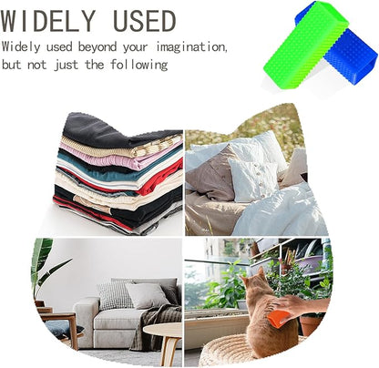 2pcs Pet Dog Cat Hair Remover, Pet Hair Removal Tool, Hollow Cleaner Brush for car，Interior, Furniture, Sofa