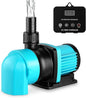 1850GPH Aquarium Return pump with LCD display controller, 55W DC 24V aquarium pump for saltwater freshwater aquarium,fish tank,sump,20 speeds ECO Quiet Submersible and inline pump.