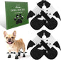 EXPAWLORER Halloween Anti Slip Dog Socks to Prevent Licking Paws, Boots & Paw Protectors with Grippers,Doggie Booties for Hardwood Floors for Small Medium Large Senior Dogs Costume White Ghost Wings M