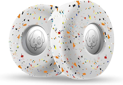 Airtag Holder for Dog Collar, Cibaabo Silicone Air Tag Case Cover Compatible with Apple Airtags for 0.8-1.2inch Cat Pet Collar Harness Loop