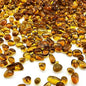 Glass Stones, 0.85LB/385g Orange Aquarium Gravel Rocks, Orange Pebbles for Fish Tank, Sea Glass for Vase Filler Craft