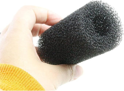 AQUANEAT 12-Pack Pre-Filter Sponge for Aquarium Shrimp Fry Fish Tank Filter Intake 0.4 Inch, Replacement Foam Cover