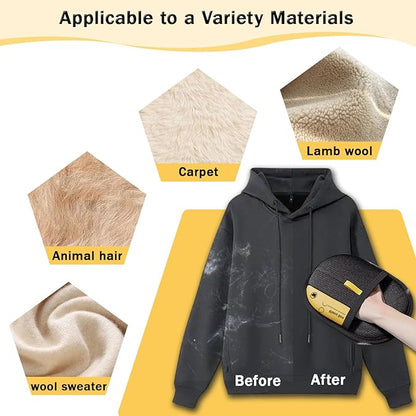 3 Pcs Pet Hair Removal Glove for Cats,Newly Upgraded Reusable Electrostatic Pet Hair Gloves, magic brush pet hair remover Tool for Clothing, Couch, Carpet, Car Seat