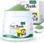 Dog Teeth Cleaning Powder, Dog Dental Powder and Cats Breath Freshener, Bad Breath & Tartar Remover for Pets, Suitable for Large, Medium & Small Canine(Green)