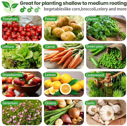 FRIZIONE 2pcs Tall Galvanized Raised Garden Bed Outdoor,Steel Garden Bed for Vegetables,Above Ground Garden Box for Flower,Metal Raised Beds for Gardening