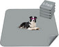 FXW Washable Pee Pads for Dogs, Puppy Pads with Super Absorbent, Specifically Designed for Potty Training, 35" Square, Gray, 4 Packs