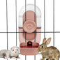 28oz Hanging Automatic Water Dispenser，Rabbit Water Bottle,Bunny Guinea Pig Ferret Water Bowl for Cage,Suitable for Small Animal Puppies(Cage Grid Spacing Over 1.2'')