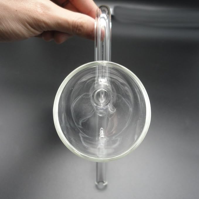 Glass Lily Pipe Outflow for Aquarium Planted Tank (17mm for 16/22mm (5/8" ID) tubing)