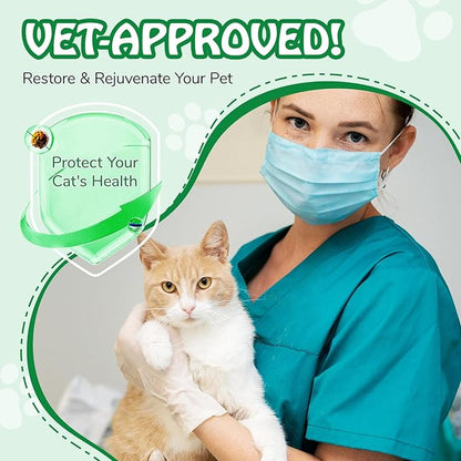 Antibiotics for Cats | Cat Antibiotics | Natural Antibiotics for Cats | Pet Antibiotics | Cat Itchy Skin Relief | Cat Allergy Relief | Cat Antibiotics for Skin Infection | 2 Fl Oz-Chicken Flavour