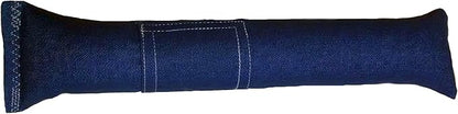 15" Cat Kicker Toy with Refillable Catnip Pocket (Denim) - Filled with Premium Canadian Catnip