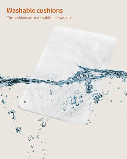 FourFurPets 26.7in Large Cat Tree Tower Condo, Cat Scratch Posts for Indoor Cats, Big Plate, Three 23.6in Full Sisal Scratching Posts, White