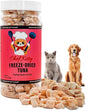 Freeze-Dried Tuna Treats for Cats & Dogs – 100% Wild Caught, Single Ingredient, High-Protein, Healthy Snack – No Additives or Preservatives – 1.7oz - Inspected & Tested in USA