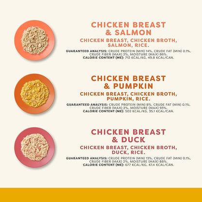 Applaws Natural Wet Cat Food in Broth, Limited Ingredient Canned Wet Cat Food, No Additives, Made with Natural Ingredients, Chicken Selection in Broth Cans (36 x 2.47oz Cans)