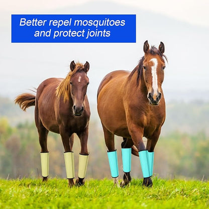 8 Pcs Mesh Fly Boots for Horse Breathable Mesh Horse Boots Protective Horse Leg Wraps Horse Leggings for Preventing Flies and Mosquitoes Bites (Light Pink, Dark Pink)