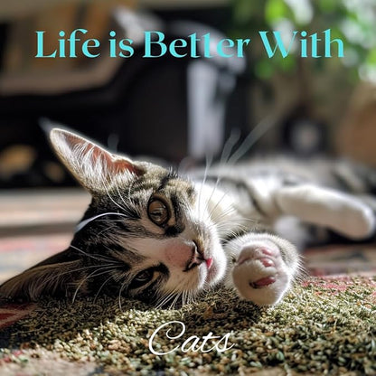 1oz Cat Nip for Cats, Turbo Charging Blend for Refillable Catnip Toys, 100% Essential Natural Cat Weed Treat, Non-Addictive, Enhancing Play for Indoor Cats