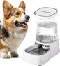 Gardner Pet Automatic Dog Water Dispenser Gravity Stainless Steel Water Waterer Feeder, 100% BPA-Free Large Capacity Water Feeding Bowls for Medium & Large-Sized Dogs Cats Other Pets -(1 Gallon)