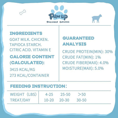 Freeze Dried Sheep Milk Yogurt Flavor, Gentle Sheep Milk Dog Treats for Sensitive Stomachs Puppies, 2.8 oz